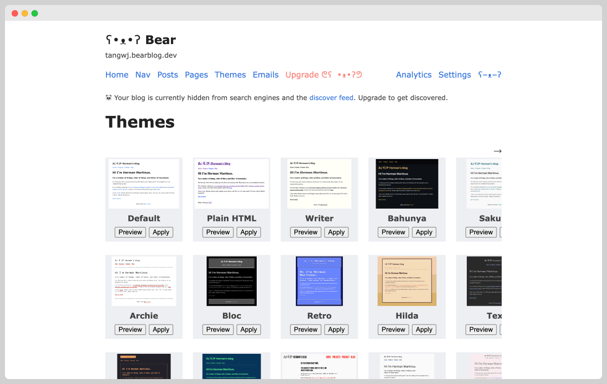 bearblog-themes