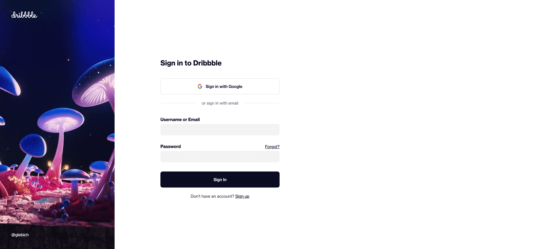 Sign In  Dribbble